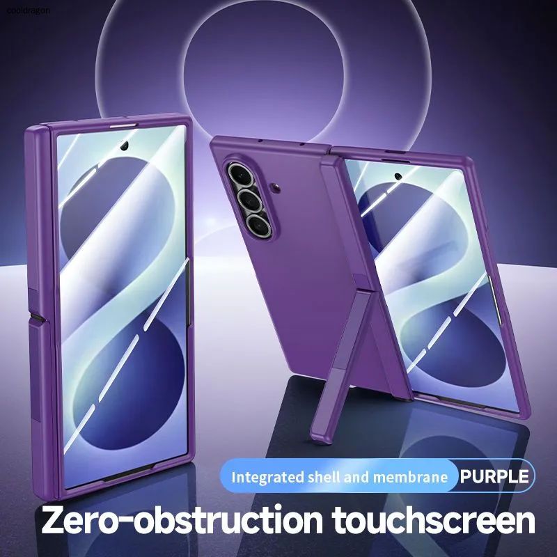 智能手机壳 用于 Samsung Galaxy Z Fold8 Ultra, 聚碳酸酯, 紫色