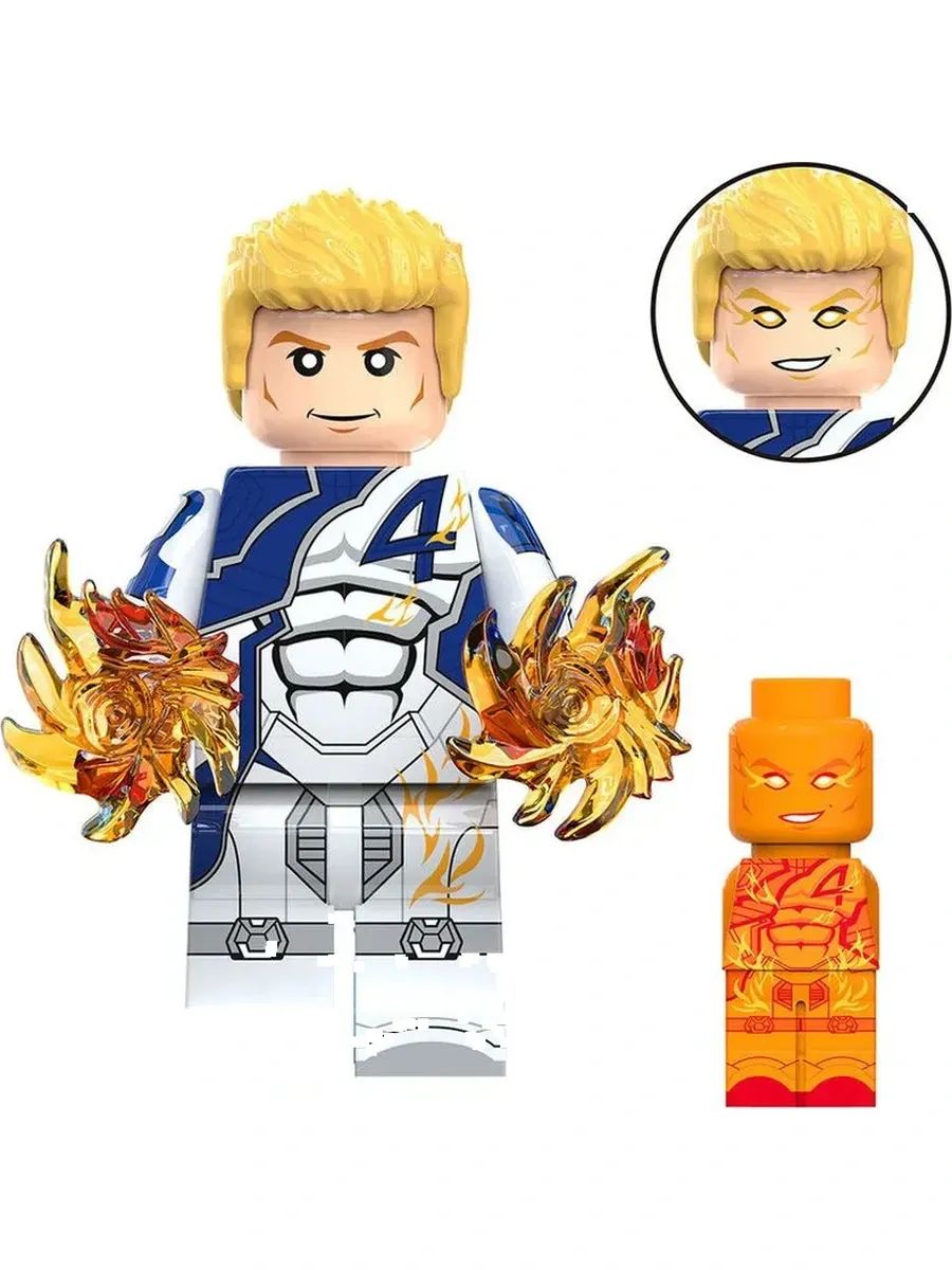 Фигурка Джонни Старм с огненными руками / Супергерои / Marvel