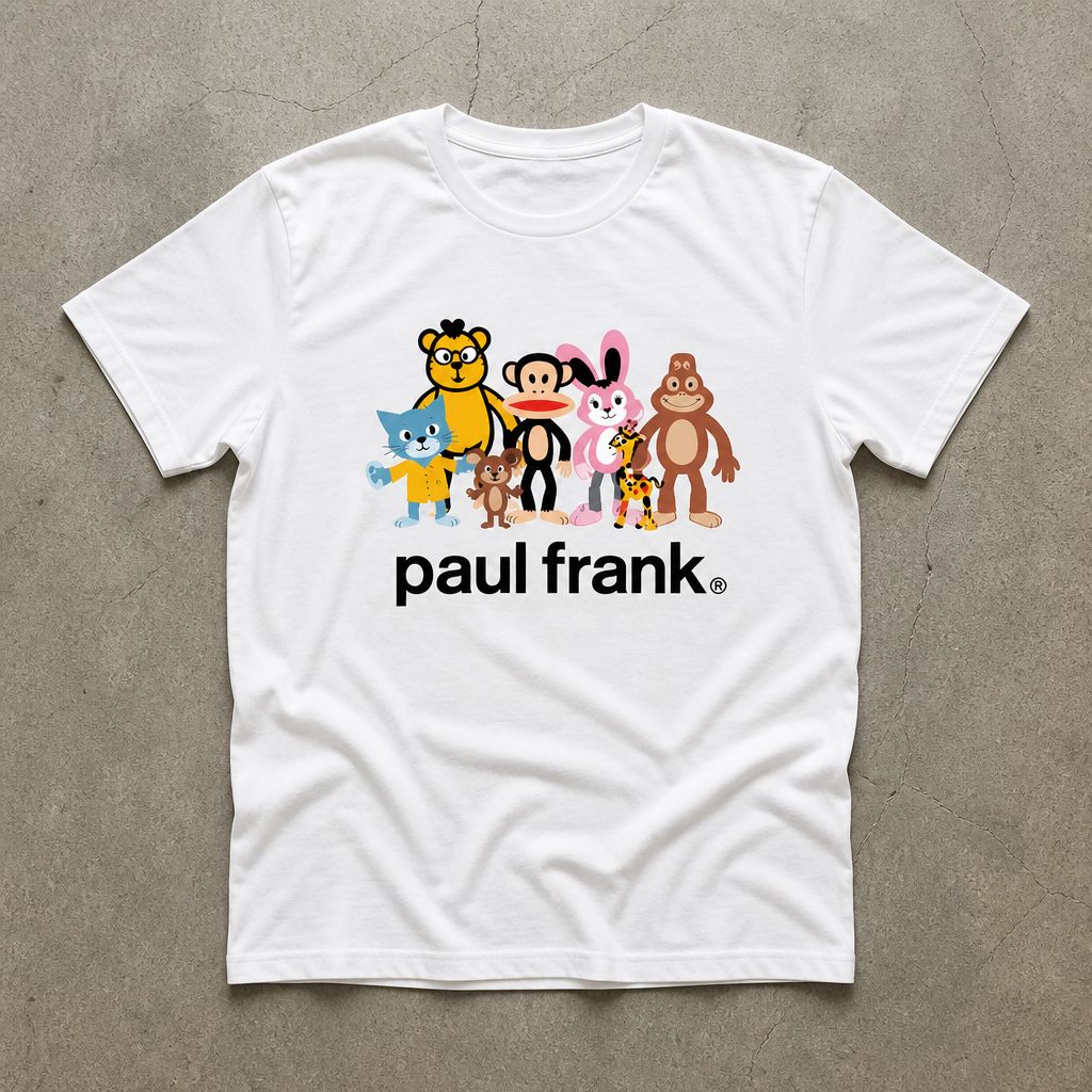 Футболка paul frank archive y2k flat_lay