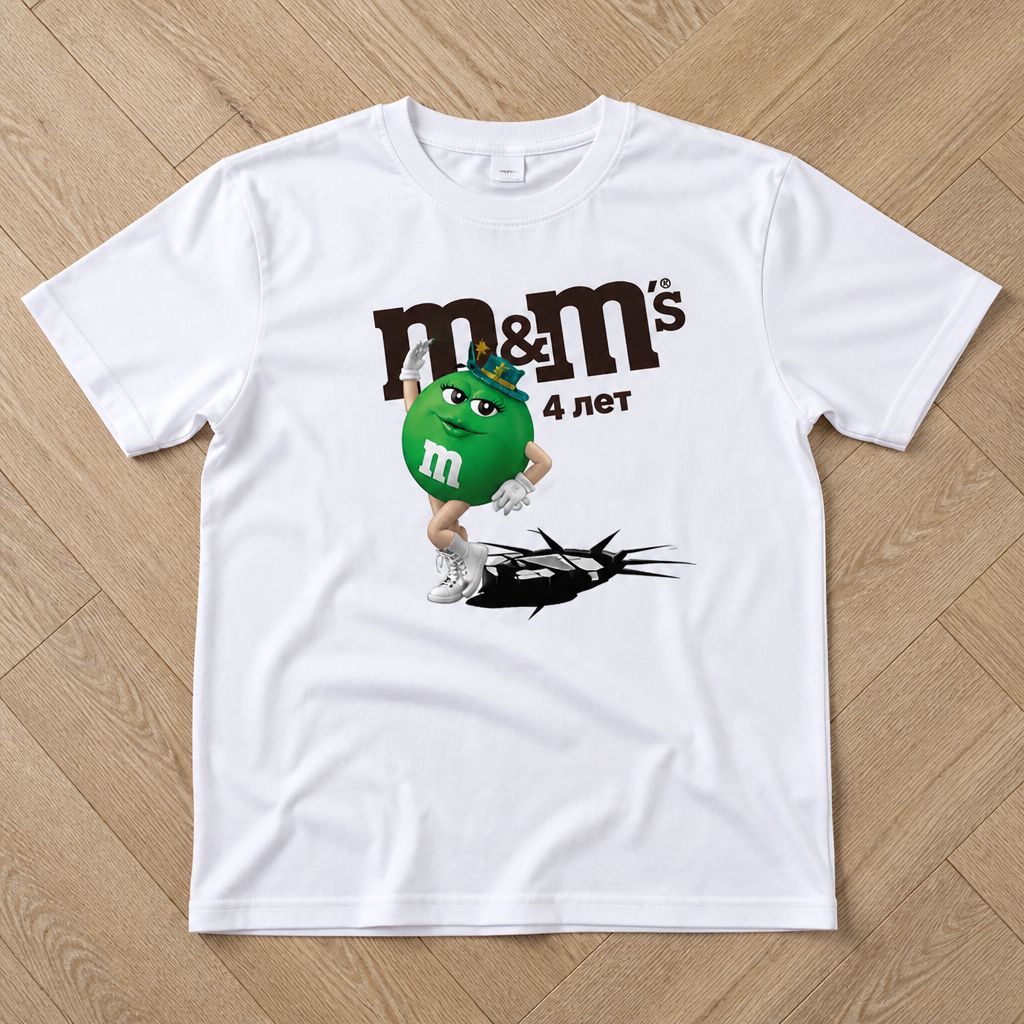 Футболка Bape x m&ms Статуя Свободы