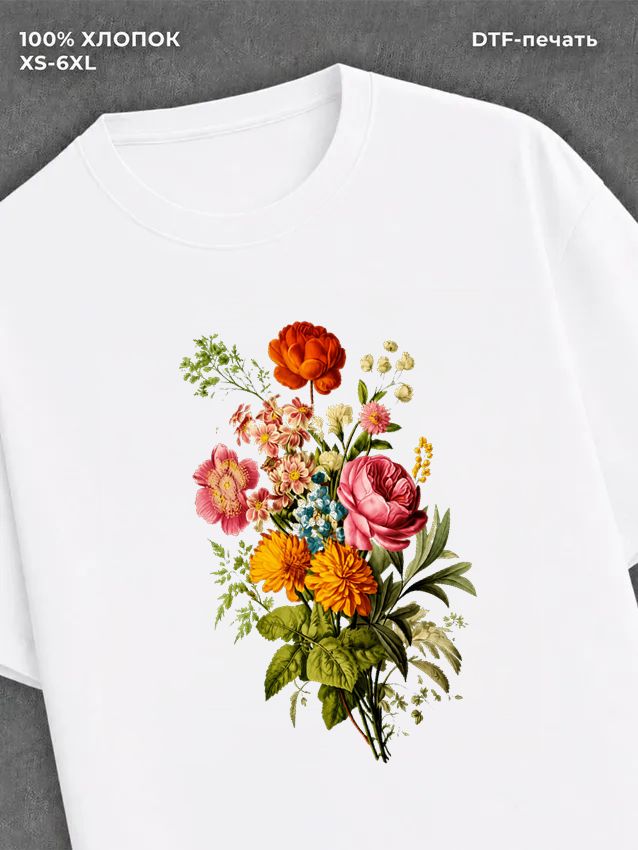 Футболка flowers