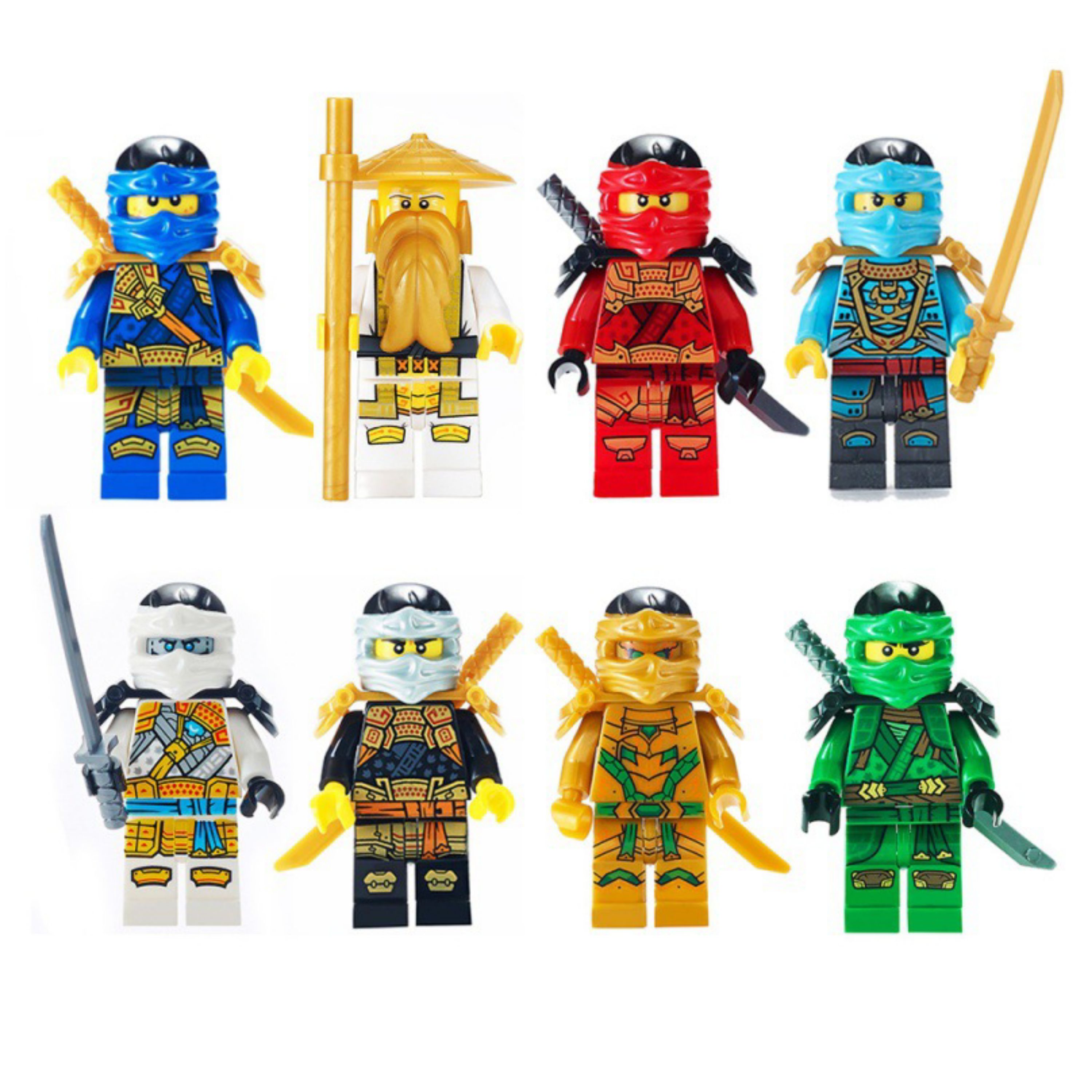 Фигурка ниндзя всех стихий / Ниндзяго / Минифигурка Ninjago