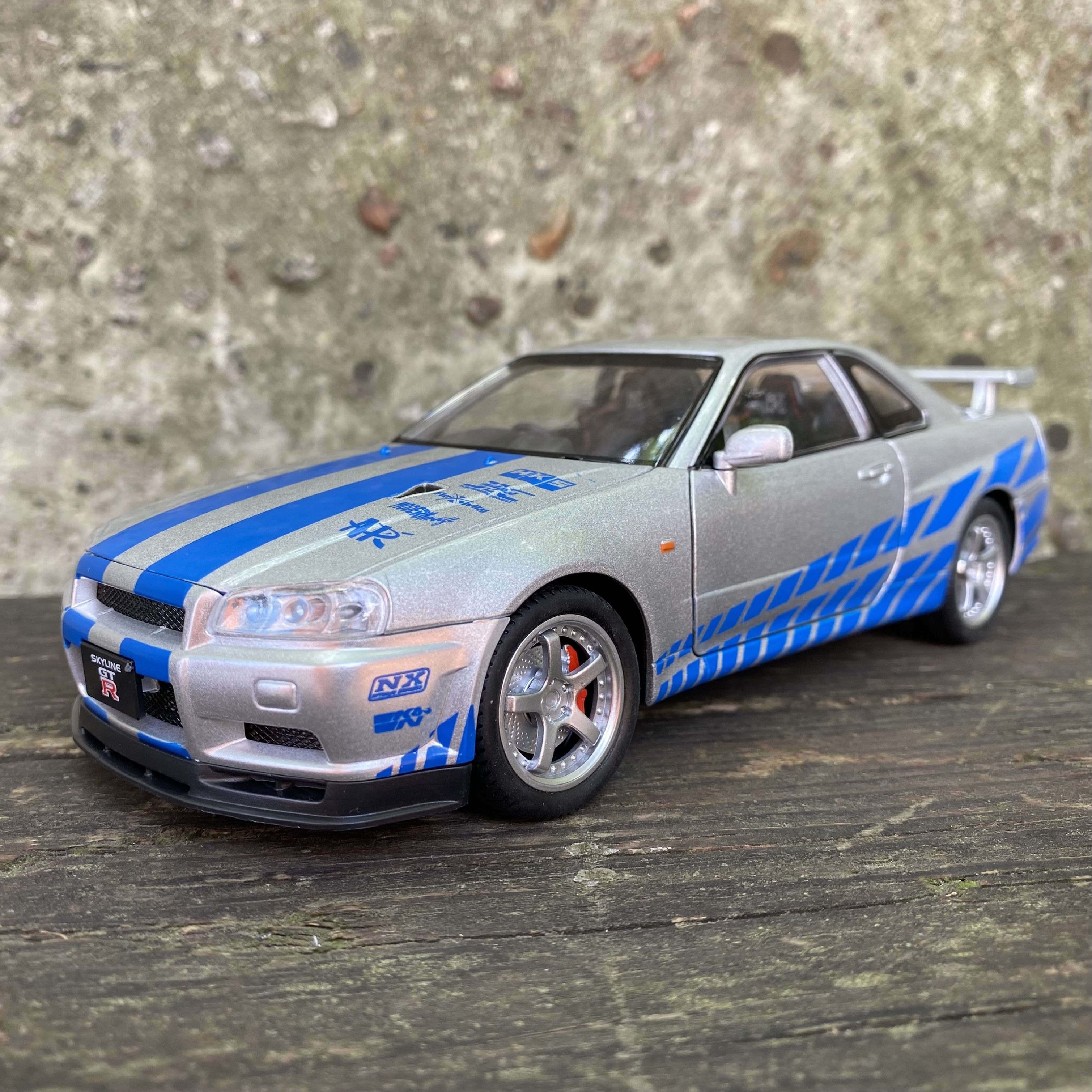 Модель автомобиля Nissan Skyline GT-R R34 Форсаж купить на OZON по