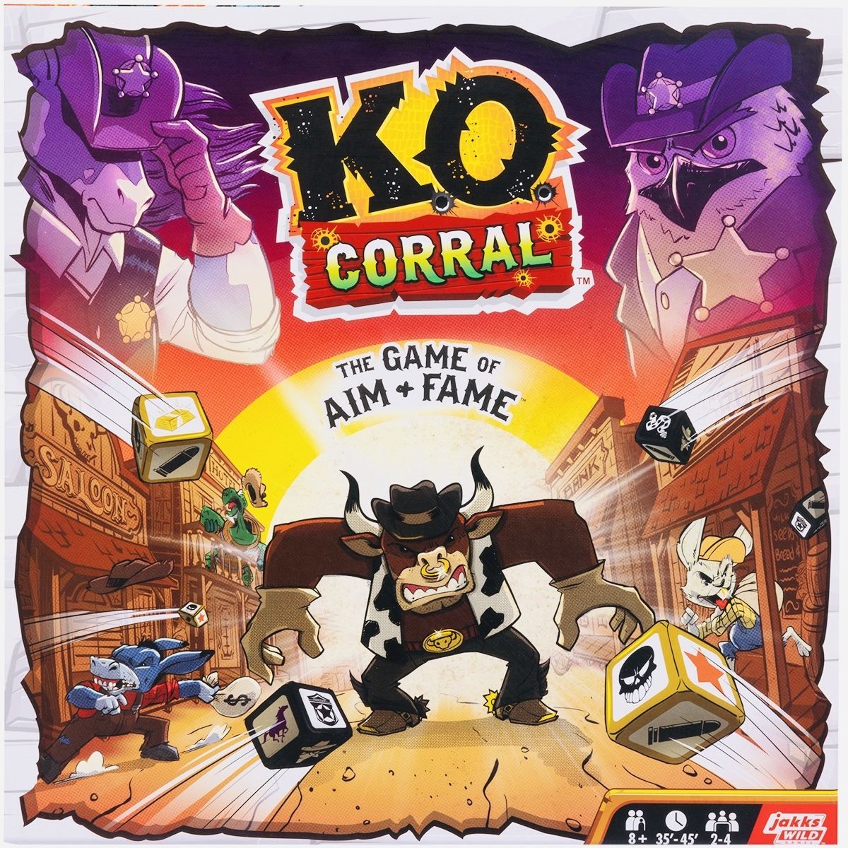Настольная игра: K.O. Corral Захватывающее Приключение в Диком Западе! (USA эксклюзив)