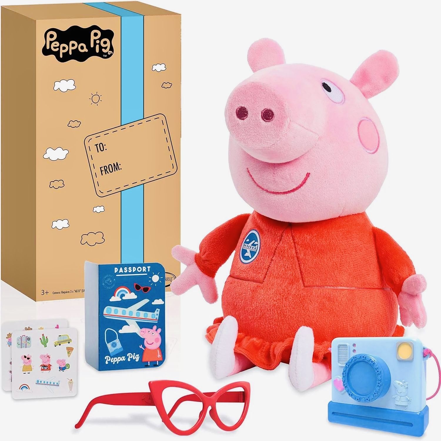Peppa Pig / Свинка Пеппа Плюшевая игрушка Туристка, фигурка