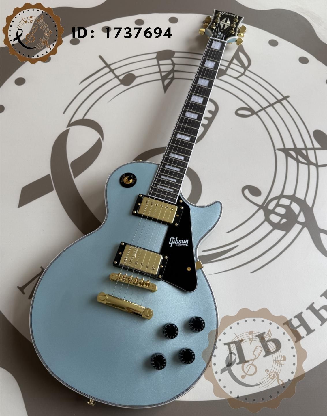 ADAMЭлектрогитараLesPaulCustomЭлектрическаягитара(гитарадляначинающих)6-струнная,корпусМахагони39"