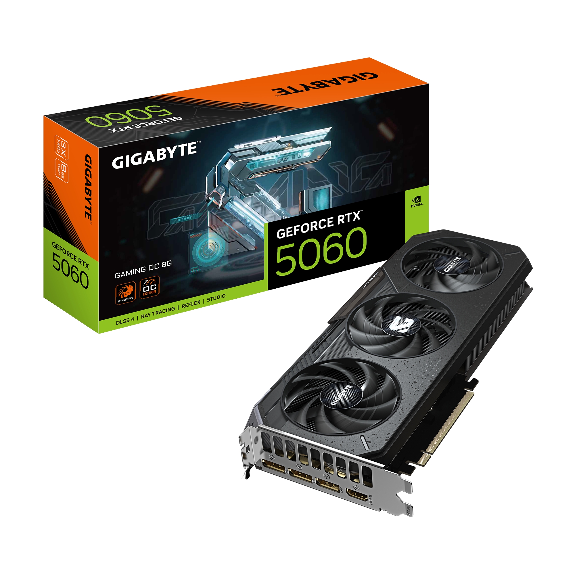 GIGABYTE GeForce RTX 5060 8G LP 新品 Видеокарта Gigabyte GeForce RTX 5060, 8 ГБ PCI Express 5.0