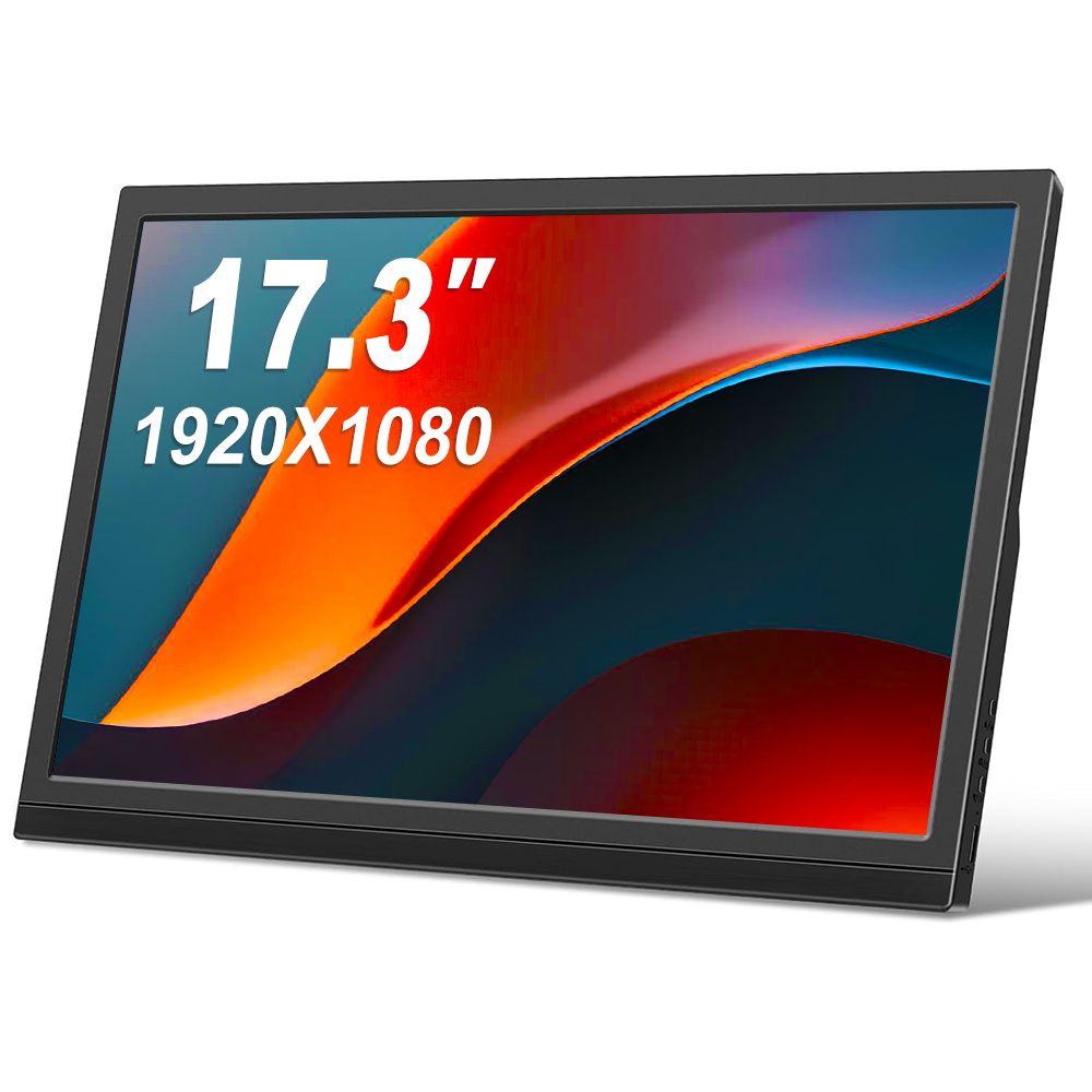 JOHNWILL17.3"Монитор,черный