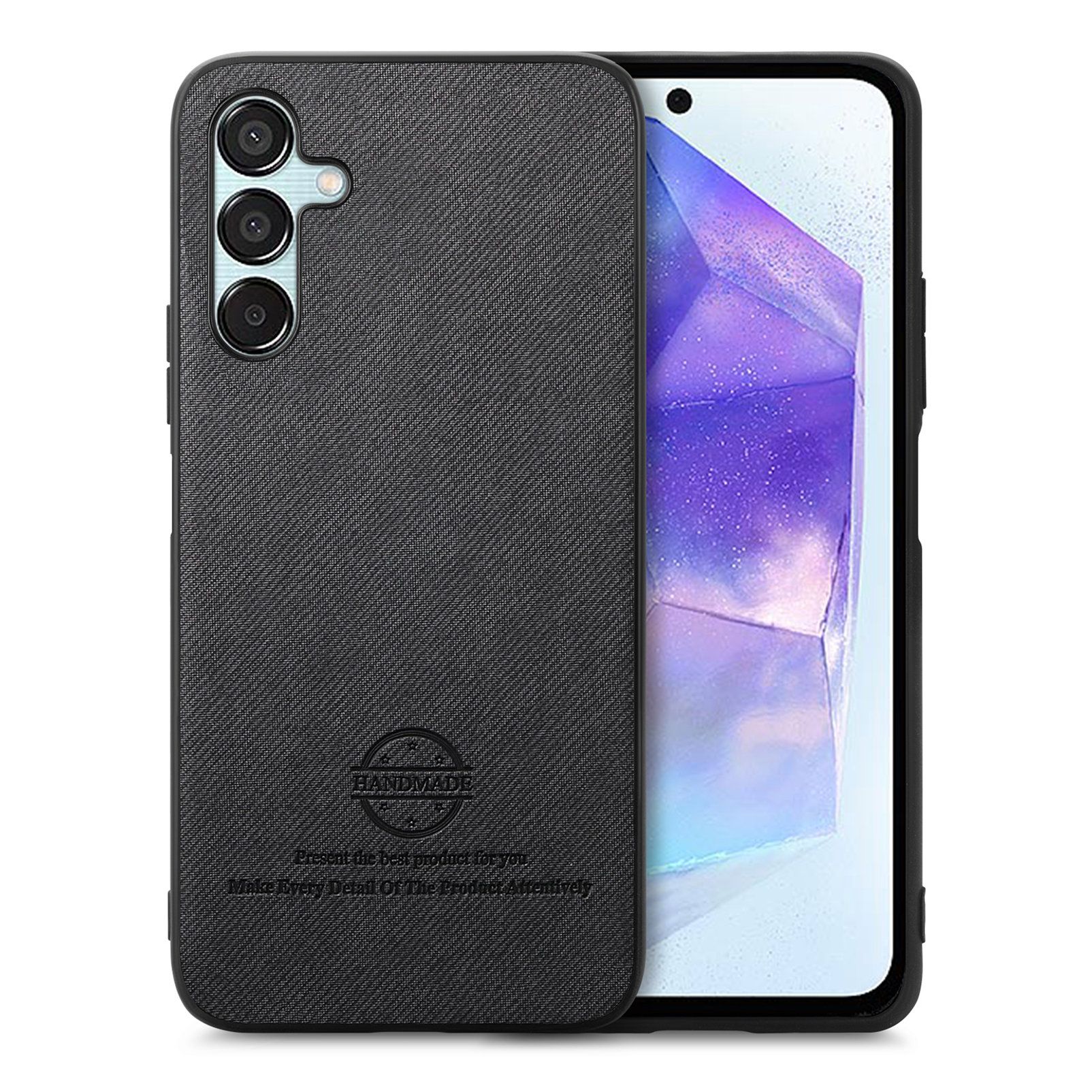 智能手机壳 用于 Samsung Galaxy A35, 热塑性聚氨酯, 黑色
