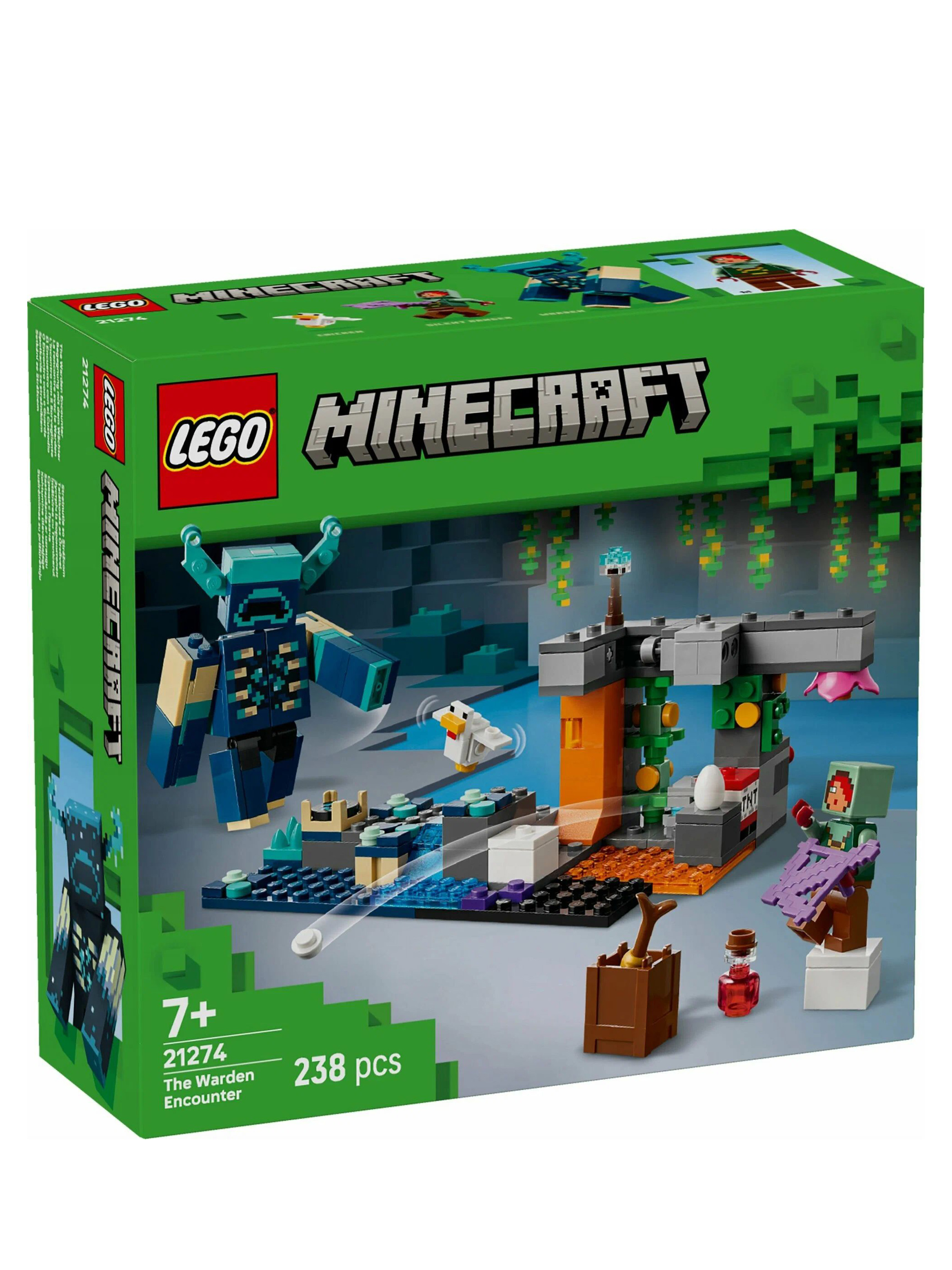 Конструктор LEGO MINECRAFT Встреча с надзирателем, 238 Деталей