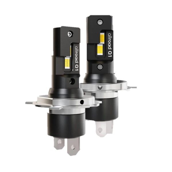 Лампа светодиод Q1-H4 P43t 9-32V 30W 3300Lm 5000K к-т 2шт (ALLROAD)