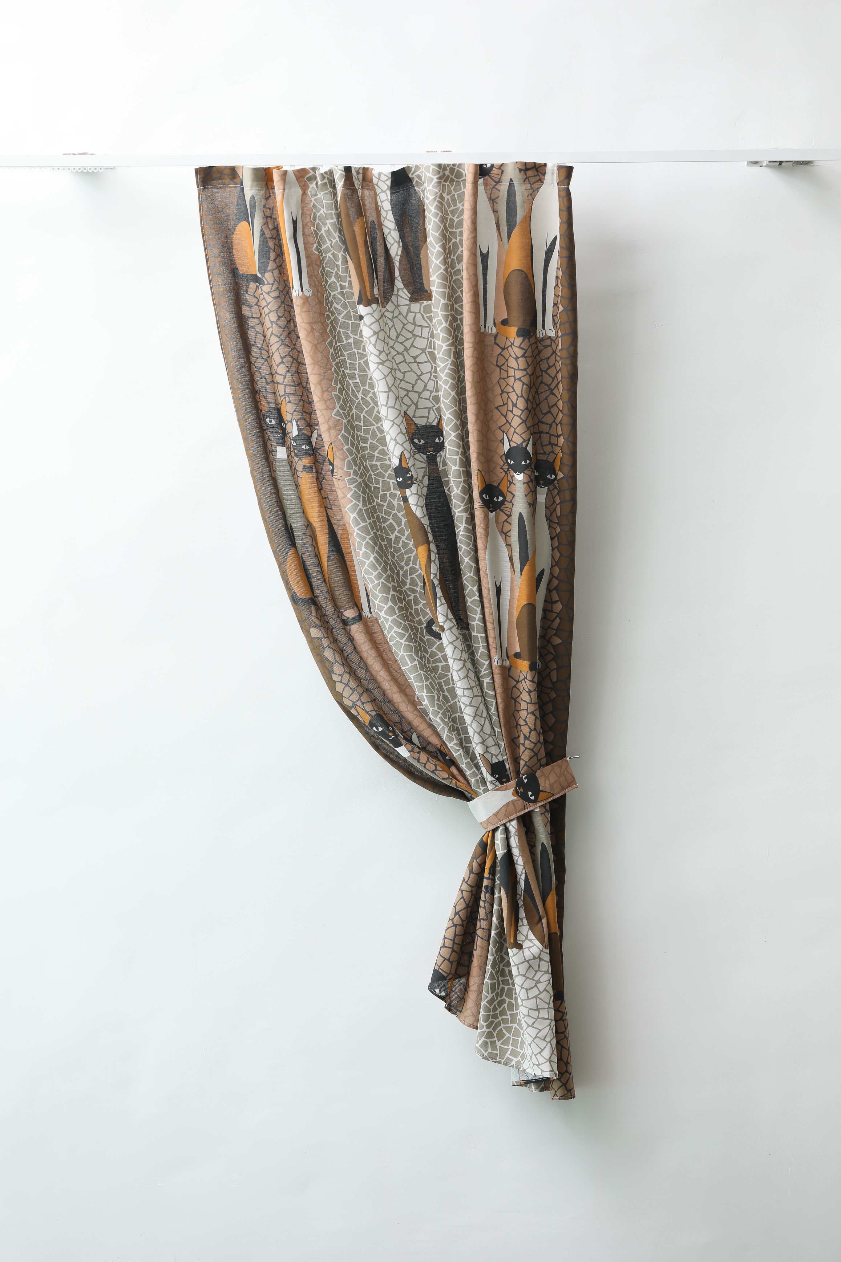 ВавилонСШторадлякухни150х180смкреплениеЛентаоранжевый