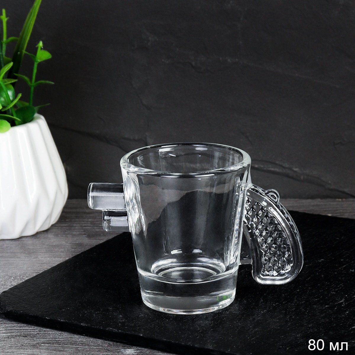 Стопка стеклянная для водки 
