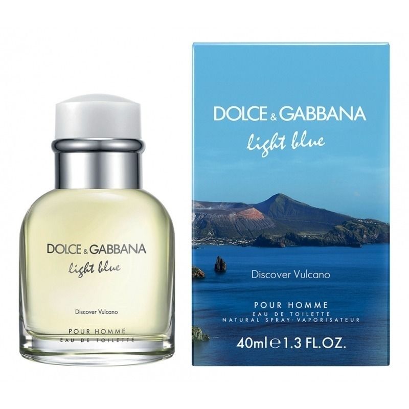 DOLCE&GABBANA LIGHT BLUE DISCOVER VULCANO Мужская туалетная вода 40 мл купить