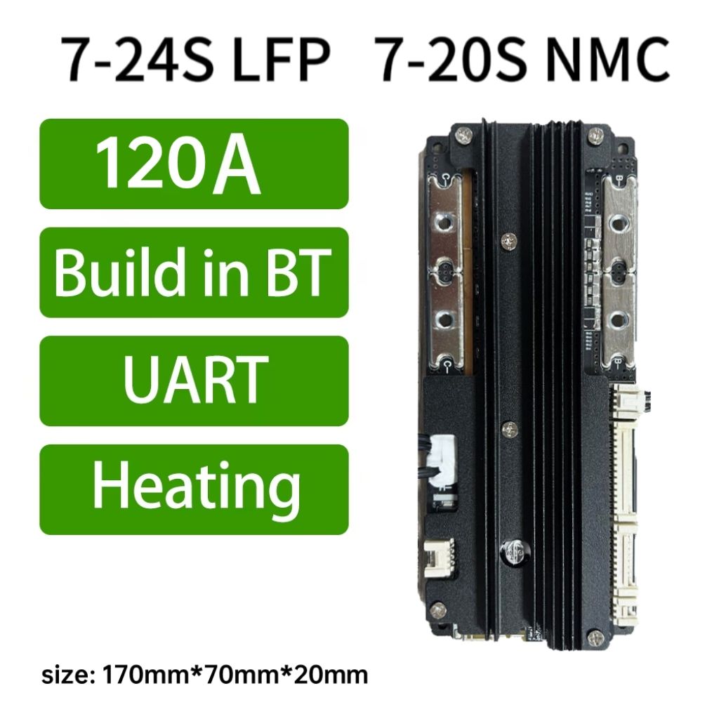 JBD Smart BMS 8S 24V Lifepo4 100A 120A 150A NMC LFP Системы управления ...