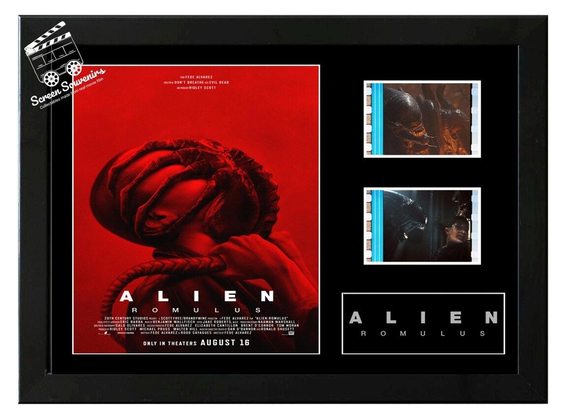 Чужой: Ромул / Alien: Romulus Коллекционный постер с киноплёнкой Чужой: Ромул