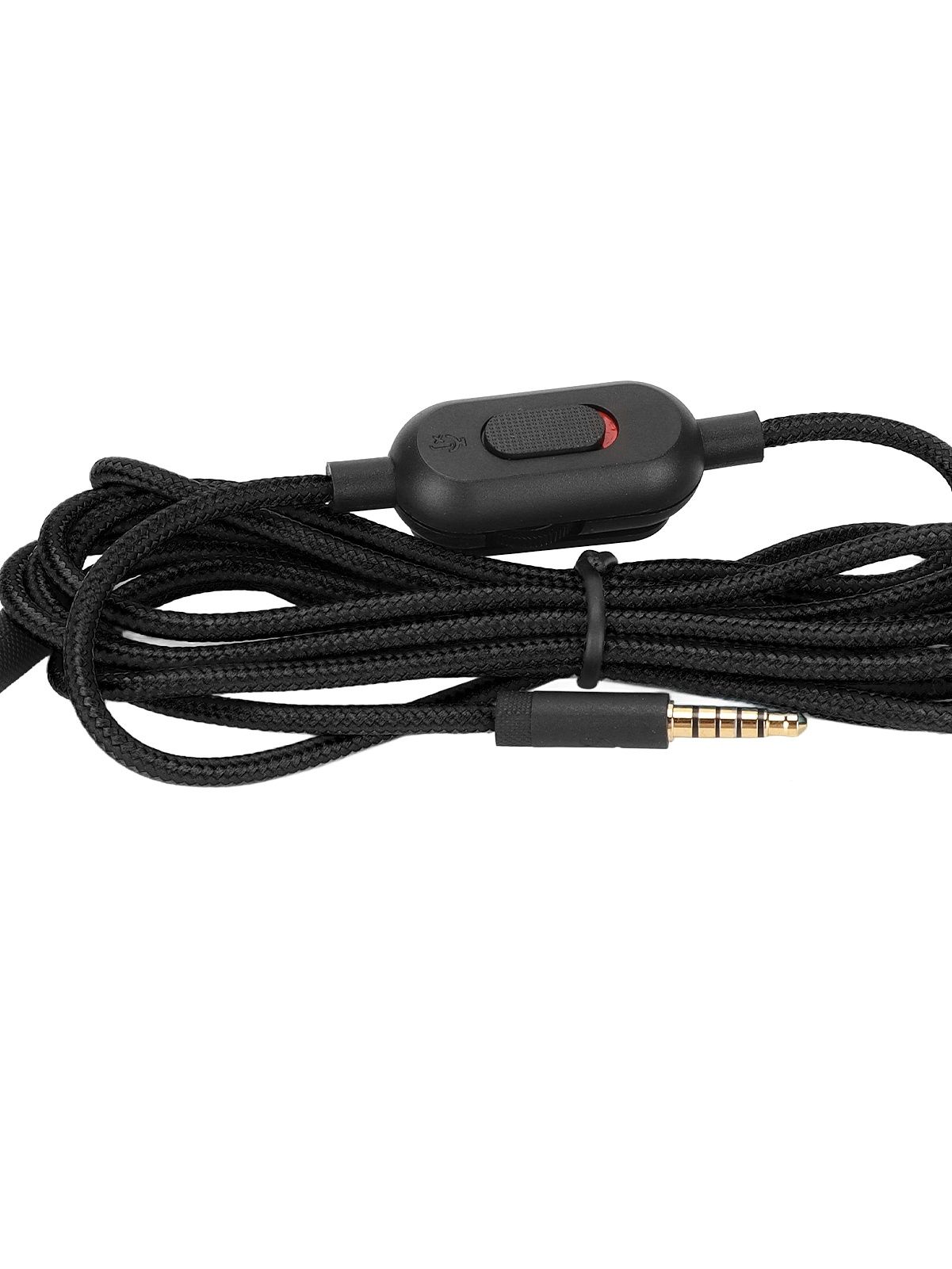 G PRO X G233 G433 G PRO Câble de rechange compatible avec le casque de jeu Logitech G PRO X G233 G433 G PRO PRO avec contrôle du volume en ligne, contrôle