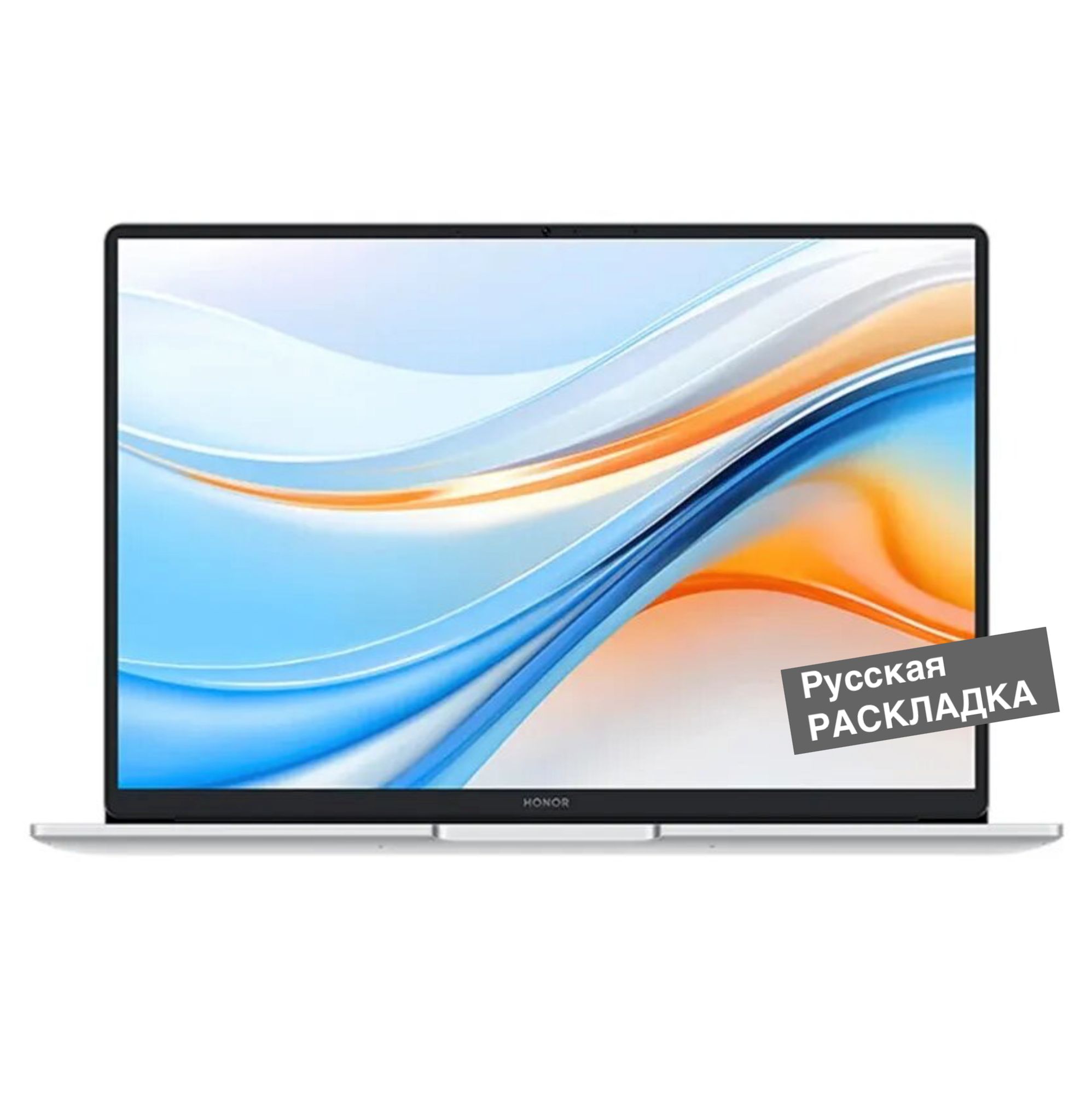 HonorMagicBookX14Plus(120ГЦ,2880x1800IPS)Ноутбук14",AMDRyzen78845HS,RAM32ГБ,SSD2048ГБ,AMDRadeon780M,WindowsPro,(FMI-7211),серебристый,Русскаяраскладка
