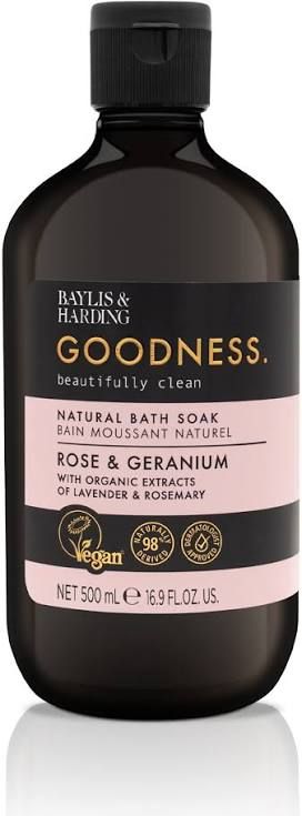 Baylis & Harding - Goodness Rose & Geranium Bath Soak Пена для ванны 500 мл купить
