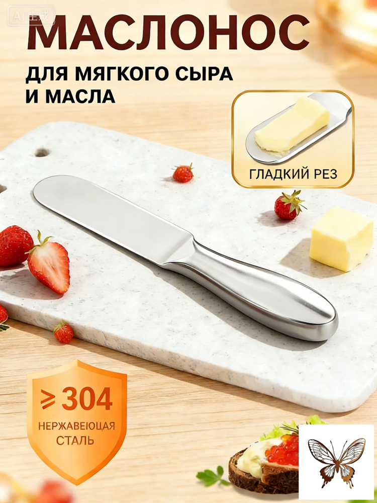 Нож столовый 1 предм. серебристый #1