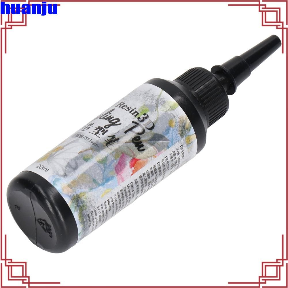 3D UV Resin Liner, высокая прозрачность, для создания контуров и отслеживания Серебро #1