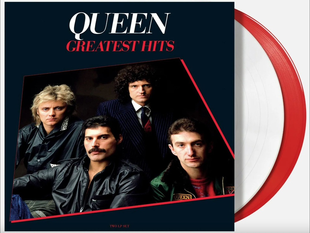 Queen - Greatest Hits (Red and White USA Limited) Красная и Белая Виниловая Пластинка  #1