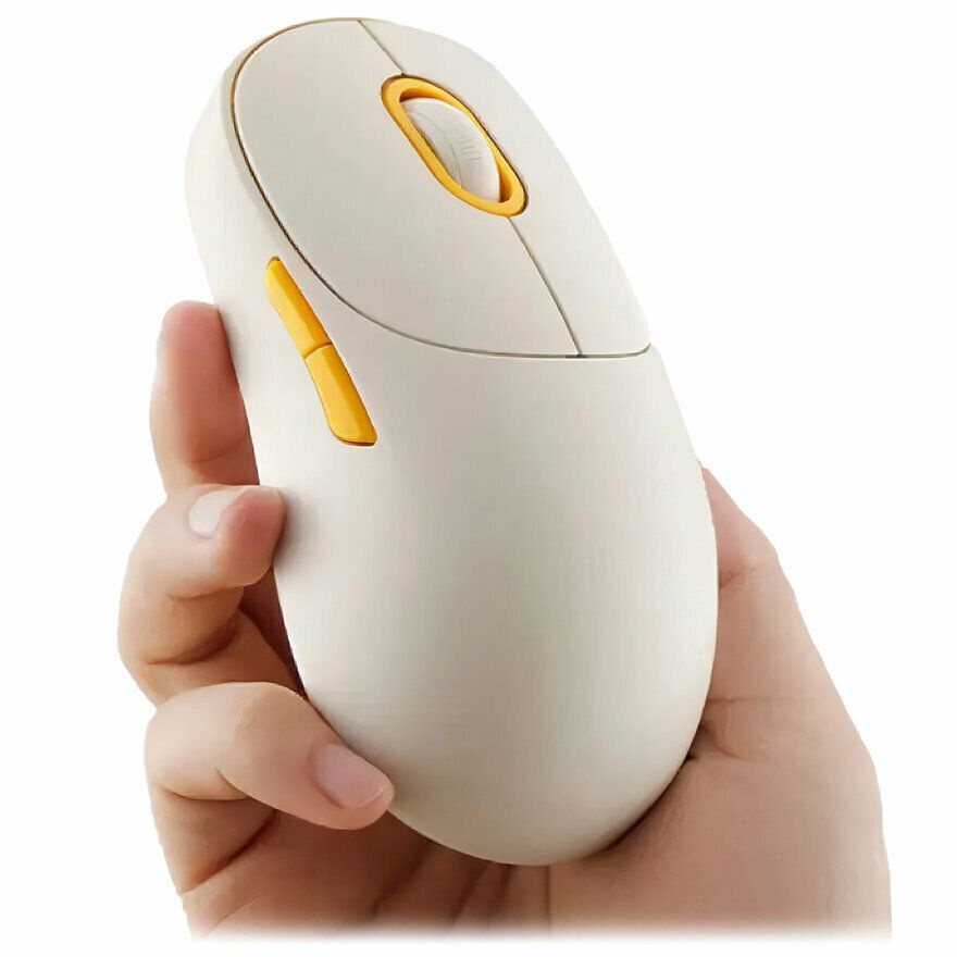 Мышь беспроводная Xiaomi Wireless Mouse 3 -, светло-бежевый - купить по ...
