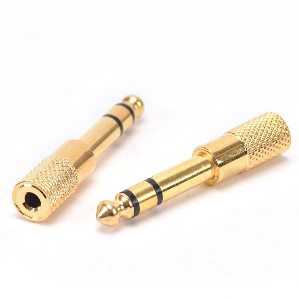 Переходник для кабеля гнездо mini Jack 3.5 на разъем Jack 6.3 ...
