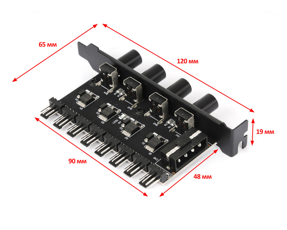 Регулятор оборотов вентилятора (кулера) MOLEX / Контроллер ...