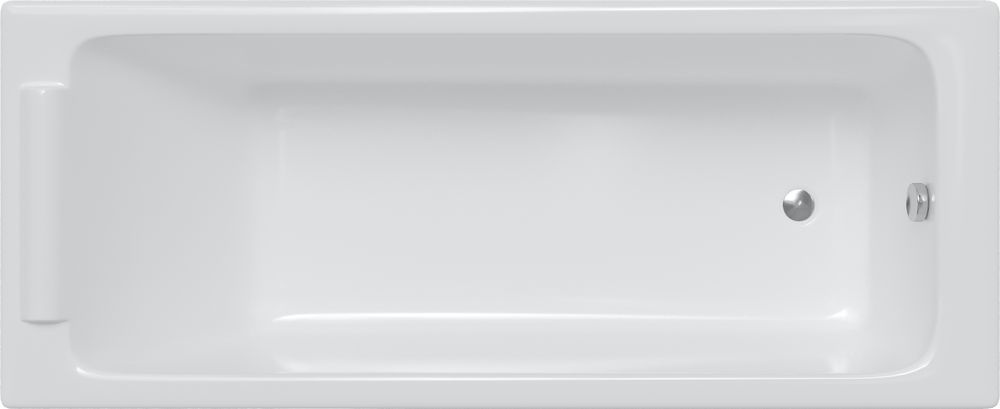 Чугунная ванна Jacob Delafon Parallel прямоугольная, 170x70, на ножках ...