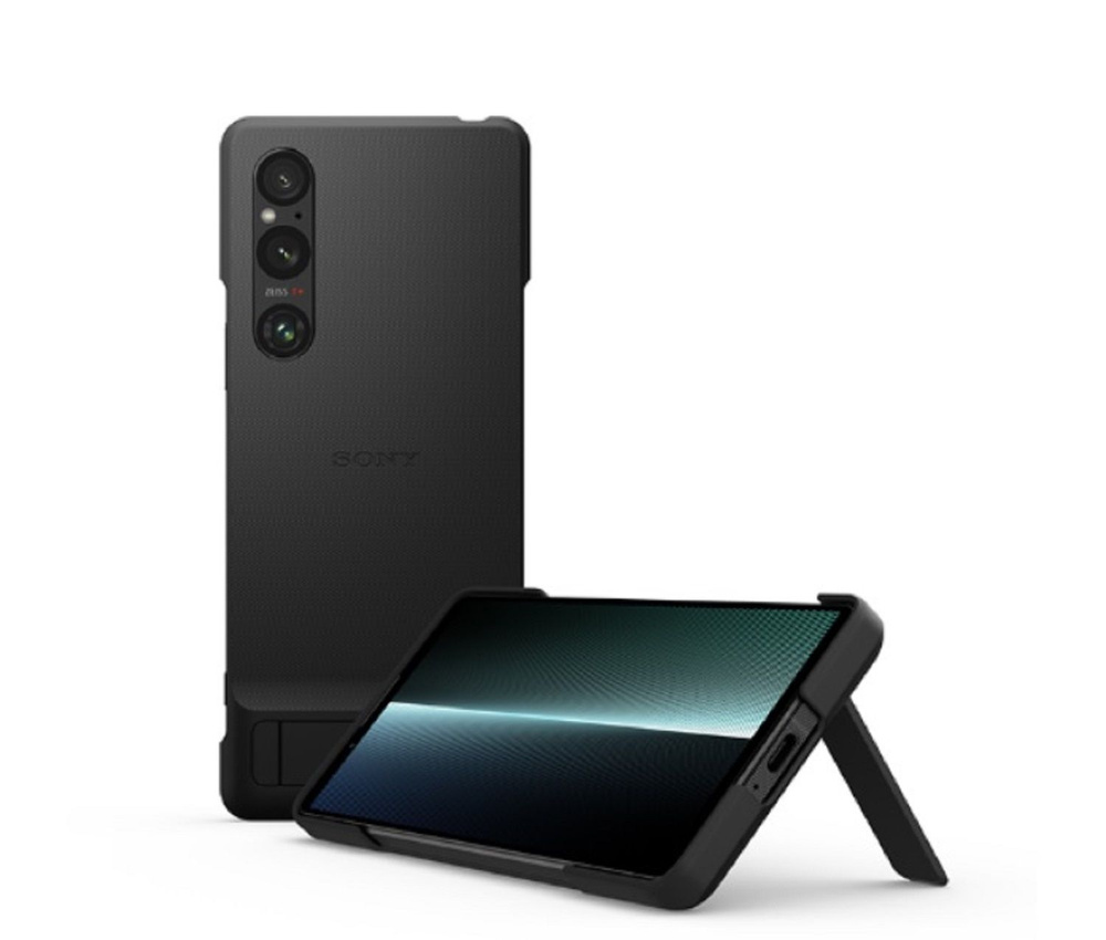 Защитный чехол-подставка Sony XQZ-CBDQ для Xperia 1 V черный - купить с  доставкой по выгодным ценам в интернет-магазине OZON (1430358313)