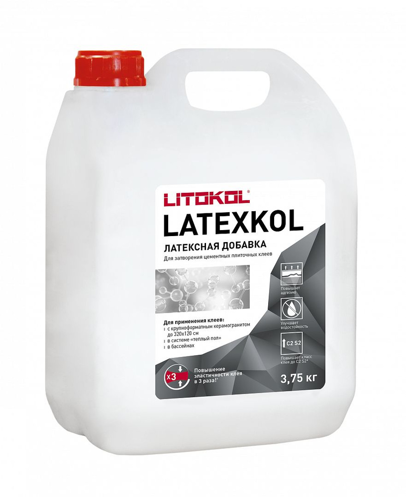 Латексная добавка для клея LATEXKOL - м. 3,75 кг, Litokol #1