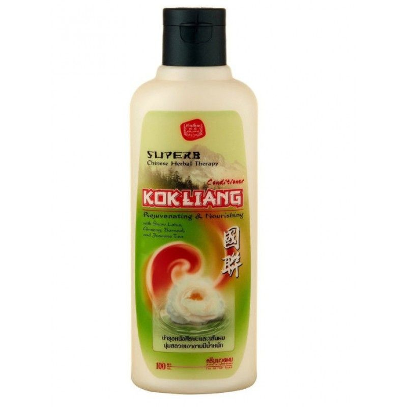 Kokliang Тайский травяной беcсульфатный кондиционер против выпадения волос с лечебными травами, Rejuvenating #1