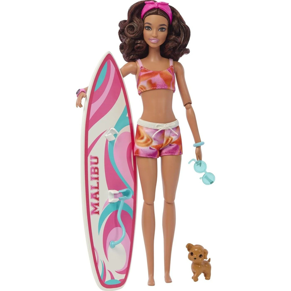 Кукла Barbie с доской для серфинга (HPT49 HPL69) #1