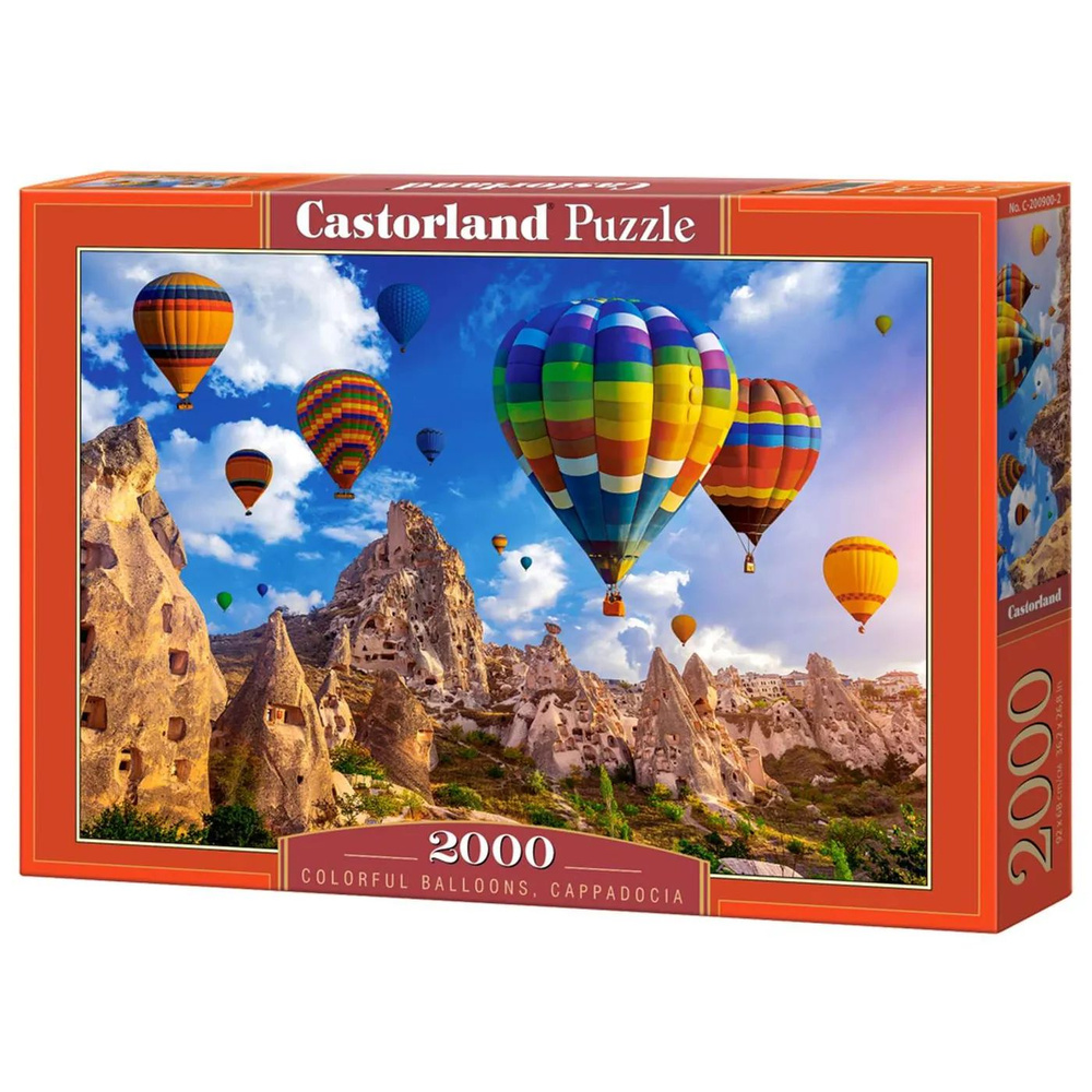 Пазл 2000 деталей Castorland Цветные воздушные шары Каппадокия  #1