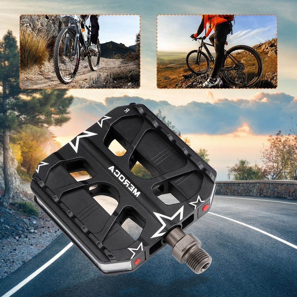 Нескользящие велосипедные педали MEROCA из алюминиевого сплава со ...