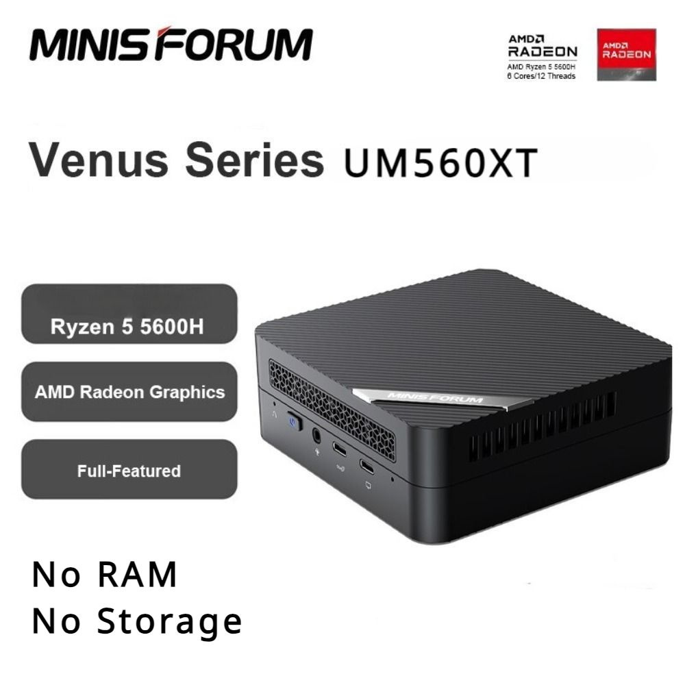 Микрокомпьютер MINISFORUM UM560XT - купить по низким ценам в  интернет-магазине OZON (929131366)