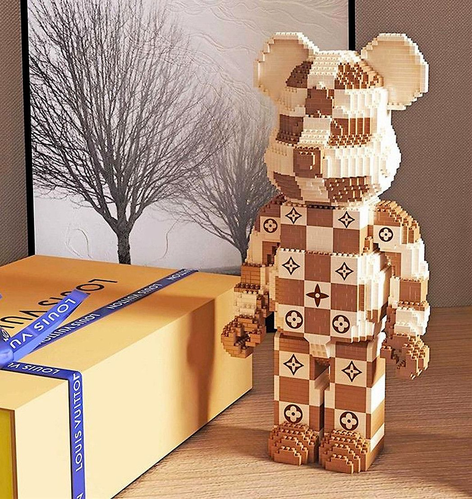 Конструктор Коллекционный медведь BearBrick Беар Брик / 3168 миниблоков