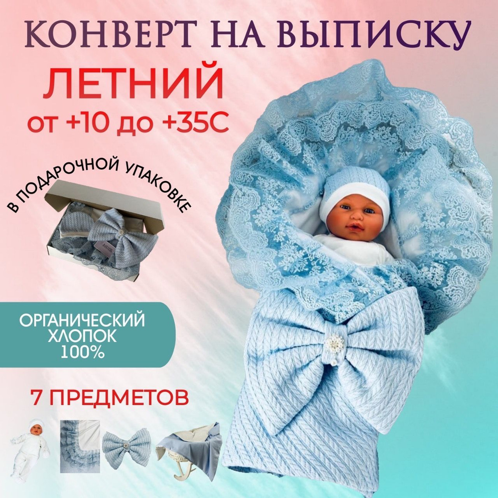 Конверт для новорожденного МЛАДЕНЬ Новорожденка и малыши  #1