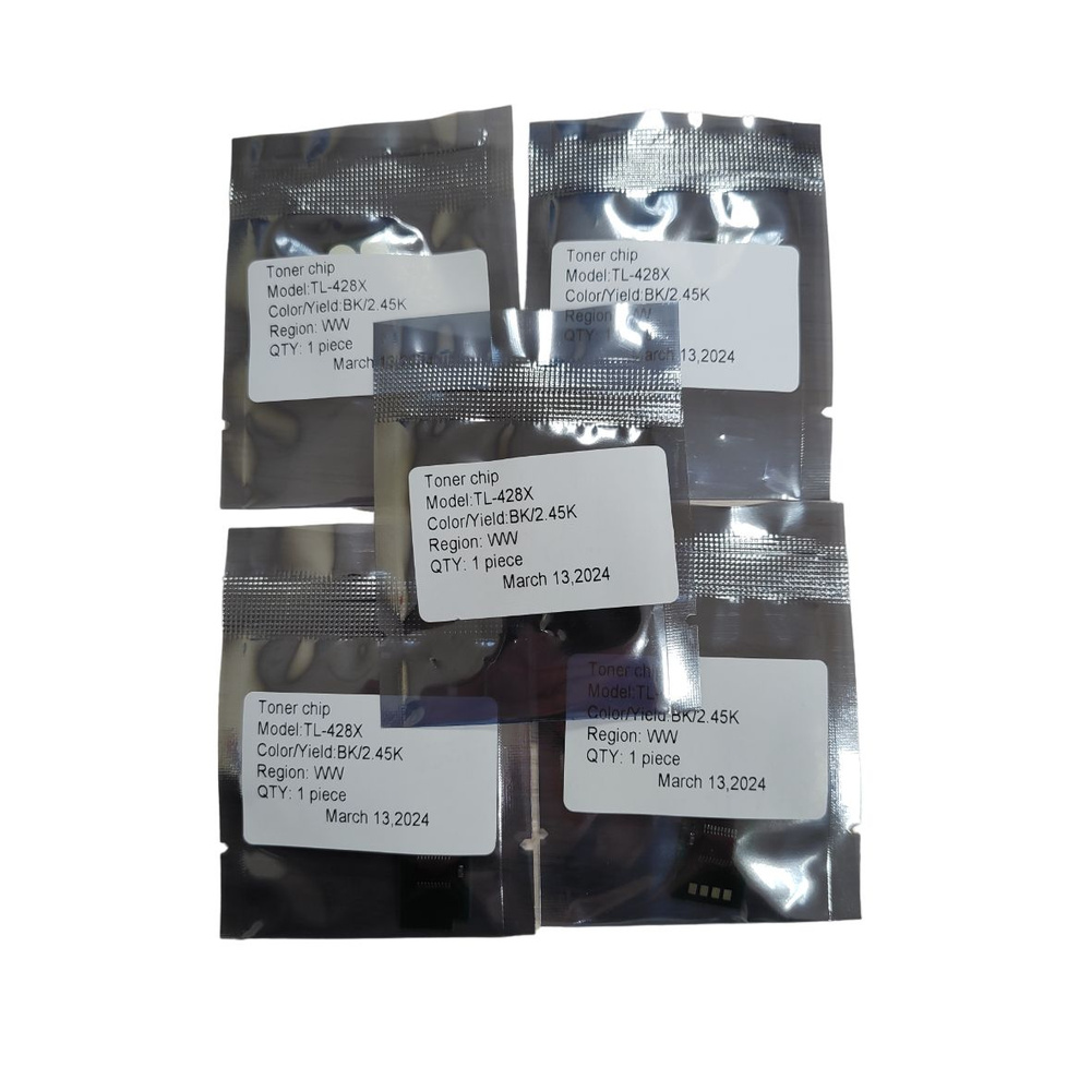 Чип картриджа TL-428X, 5 шт. для Pantum P3308/M7108, по 6000 стр ...