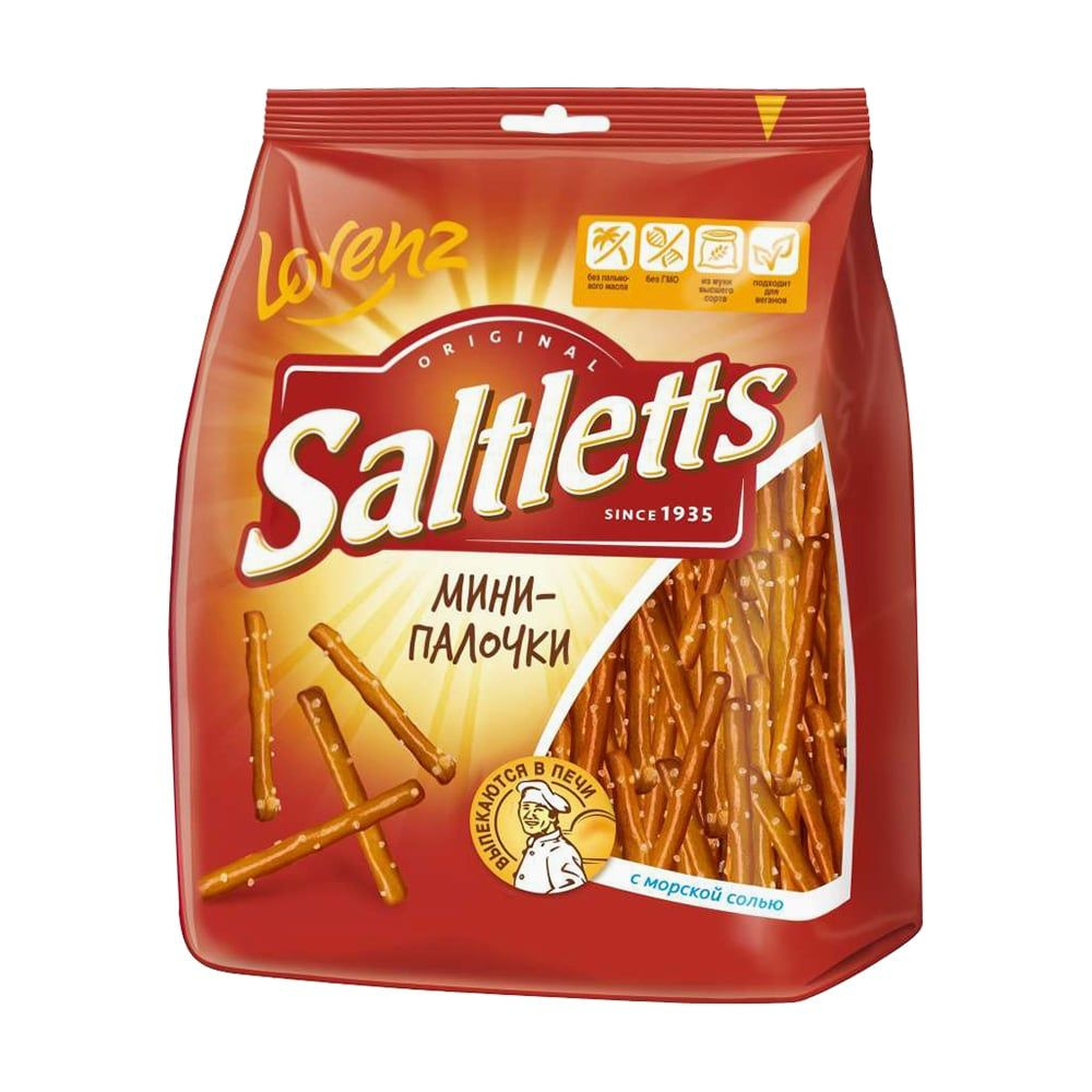 Мини-палочки солёные "Saltletts", Lorenz, 180 г #1