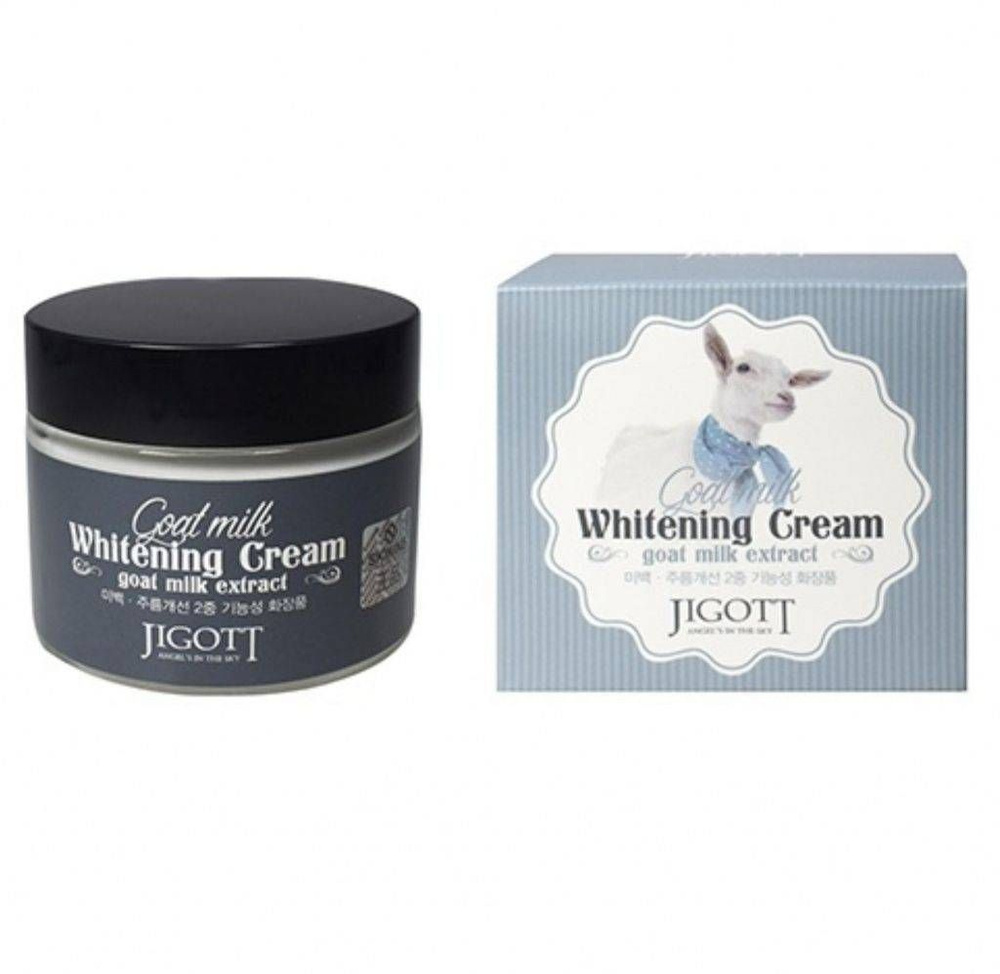 Крем для лица с козьим молоком Jigott Goat Milk Whitening Cream ...