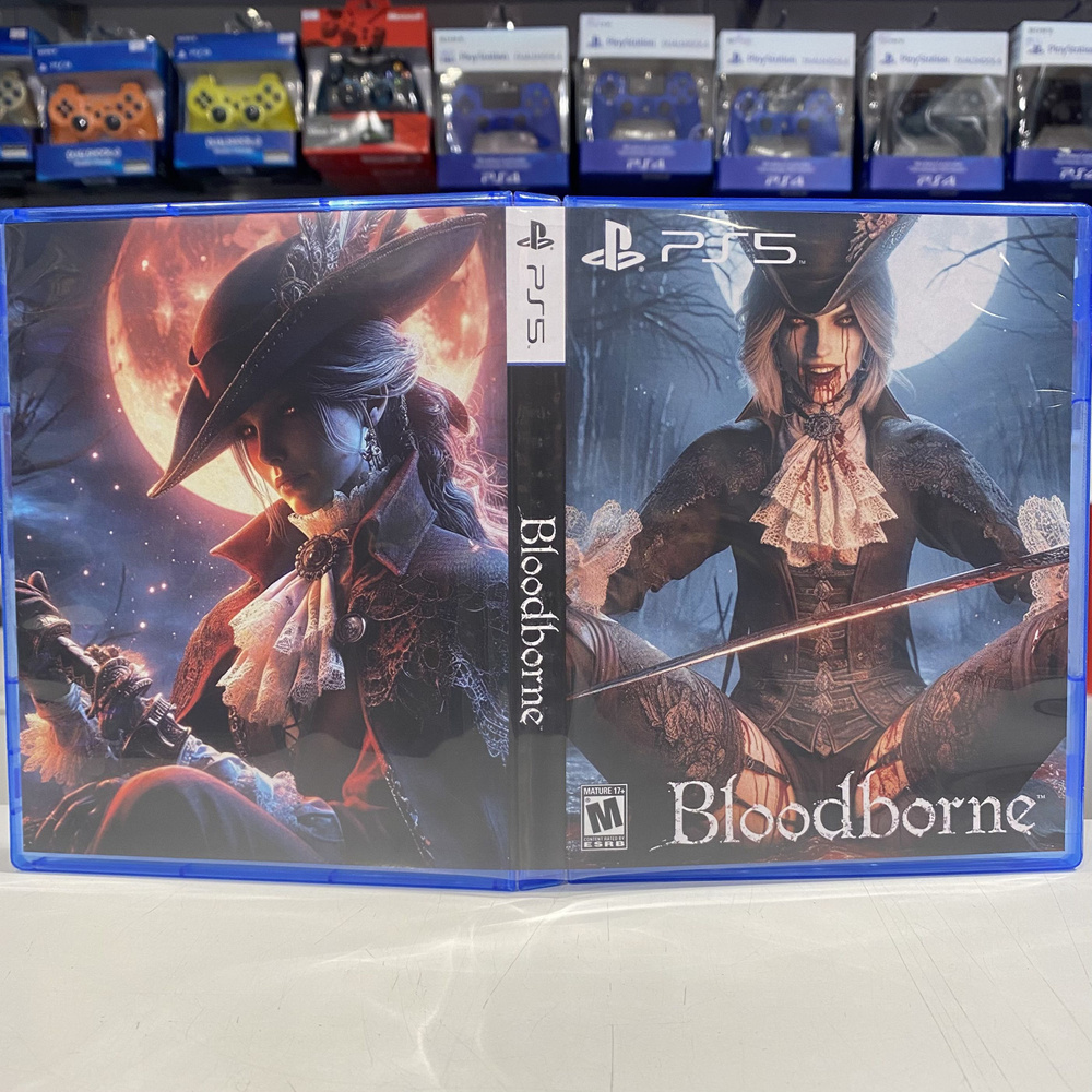 Игра "Bloodborne" PS5 - Кастомная обложка для диска - купить с ...