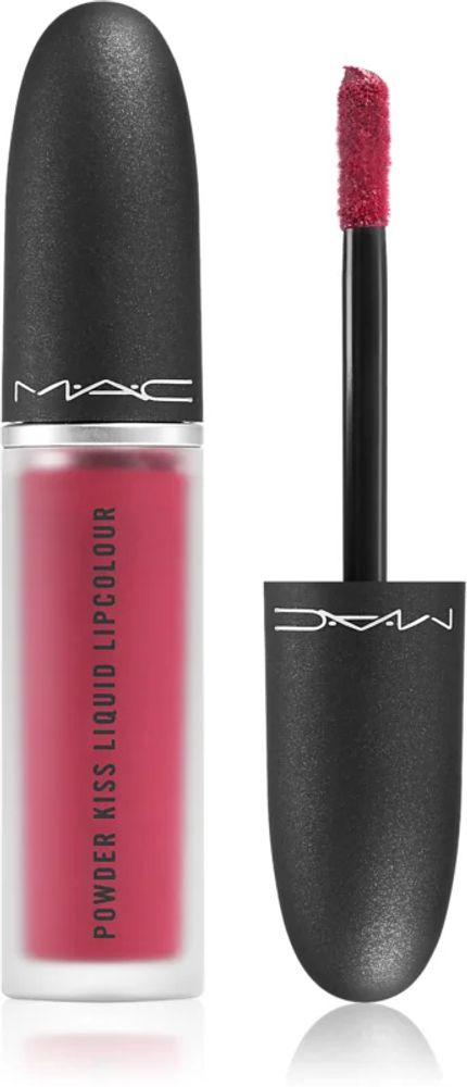 Матовая жидкая губная помада MAC Cosmetics Powder Kiss Liquid Lipcolour Оттенок: Elegance is Learned #1