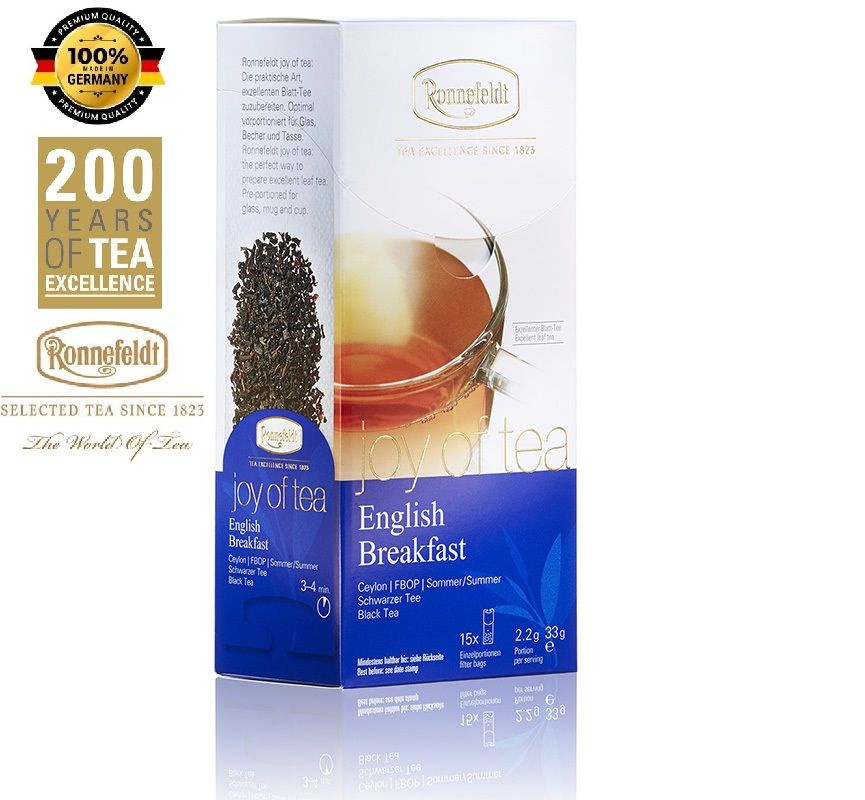 Чай пакетированный Роннефельд Ronnefeldt Joy of Tea English Breakfast 15пак.  #1