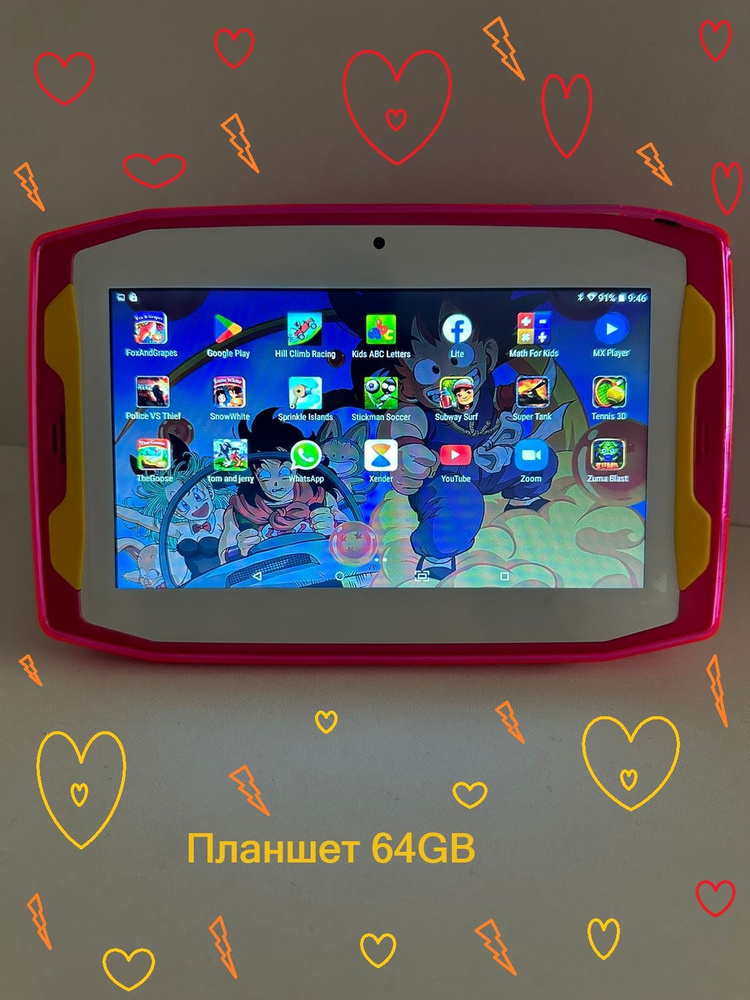 SAIL Air Планшет Детский, 7", 64GB, розовый #1