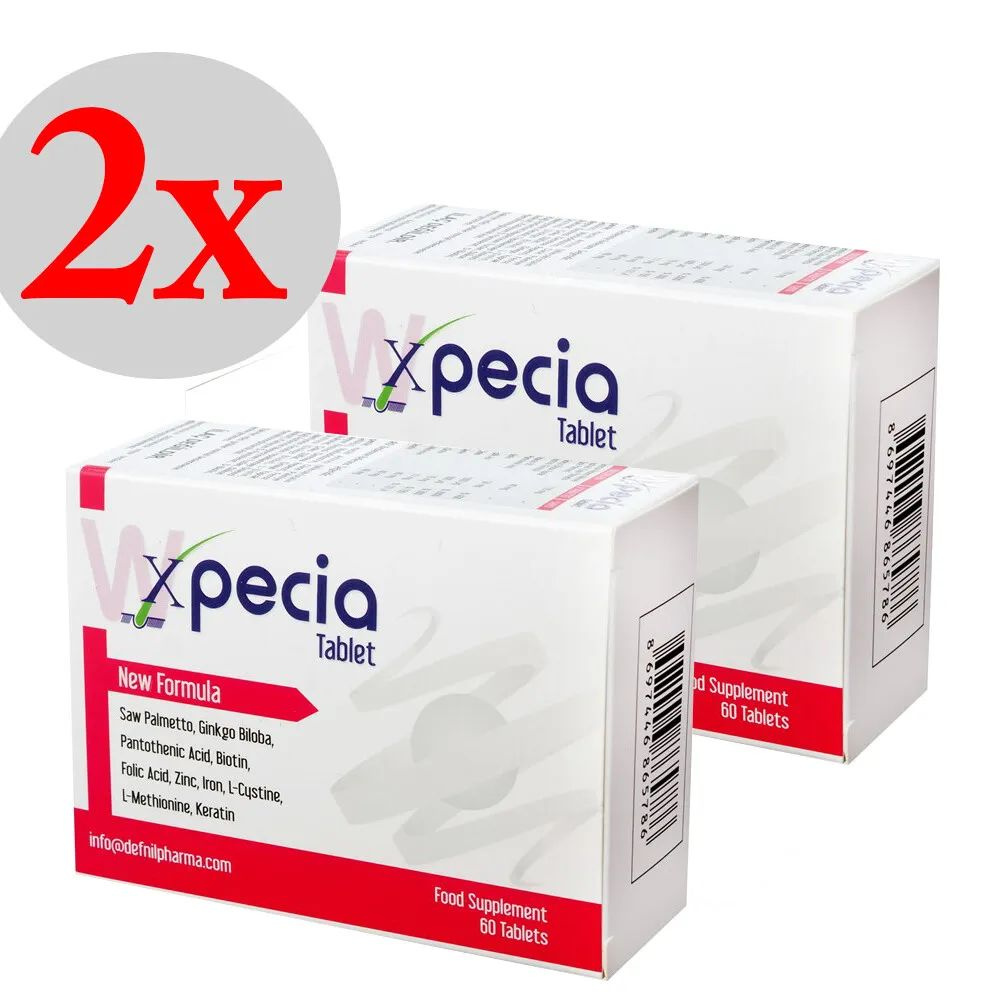 Xpecia Women 60 таблеток, Hair Pharma x2 куска - купить с доставкой по  выгодным ценам в интернет-магазине OZON (1560604430)