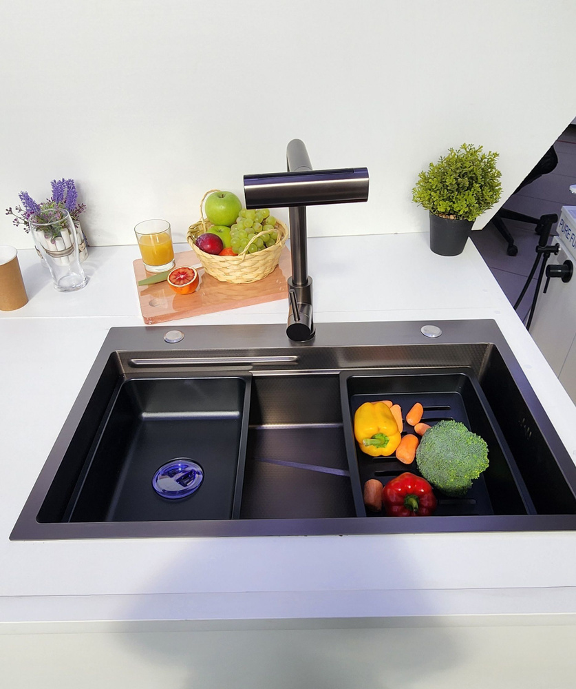 Многофункциональная кухонная мойка из нержавеющей стали BZ9949QH цвета ...