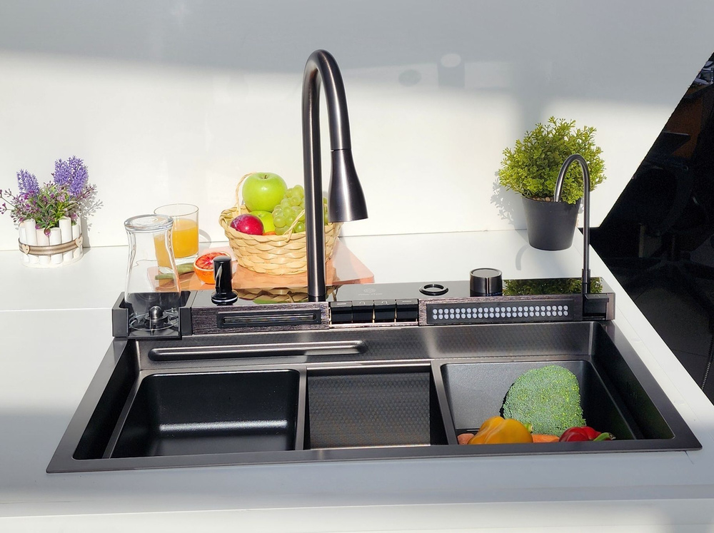 Многофункциональная кухонная мойка из нержавеющей стали BZ9951QH цвета ...