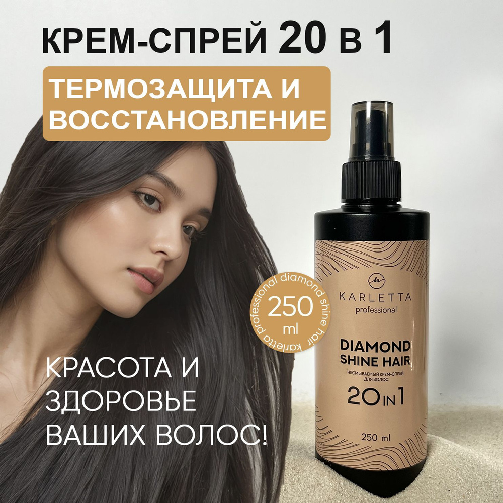 KARLETTA professional Спрей для ухода за волосами, 250 мл - купить с  доставкой по выгодным ценам в интернет-магазине OZON (955844399)